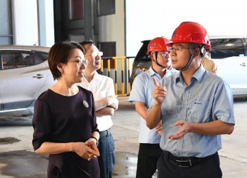 湖南省工會副主席、黨組成員來我企實行調(diào)研